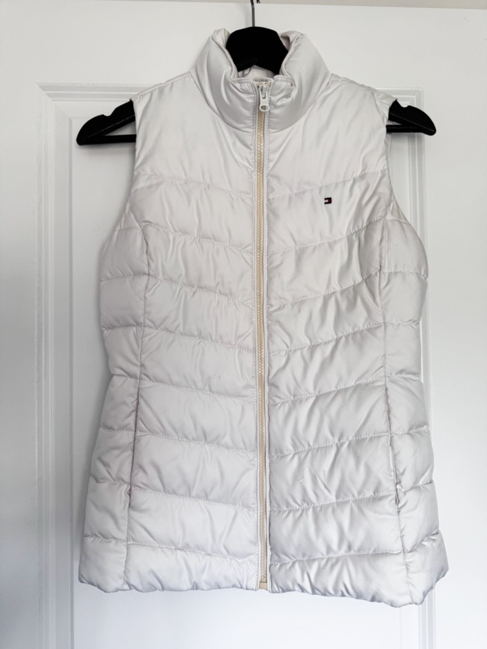 Tommy Hilfiger White Puffer Vest